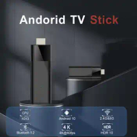 LEMFO Q6 Smart TV Stick Android 10 Dual Wifi 4K HDR10 2GB 16GB Mini TV Stick Android 10.0 Smart TV Box 1GB 8GB Media Player