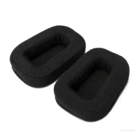 2 PCS Ear Pads Pillow Cover Black 1Pair Memory Foam Replacement for G933 G633 Pillow Comfortable to Wear
