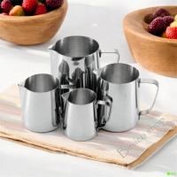 Ca inox chia vạch định lượng 350ml, 550ml, 900ml, 1500ml, 2000ml | ca đánh sữa, đánh cà phê, đựng nư