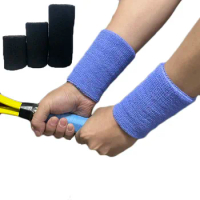 2 Pcs Towel Sports Wristbands Tennis Sweat Bands Wrist Guard For Basketball Volleyball padel Fitness Sweatbands Wrist Wrap Cuff