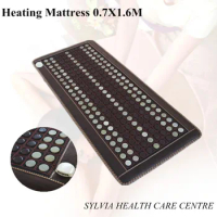 2020 NEW Cheap heating mattress health care heated cushion with eye cover nature jade beauty sofa pad as seen on tv 0.7X1.6M