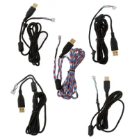 Umbrella Rope Mouse Cables Soft Durable Mouse Line Replacement Mouse Wire For Logitech G102 G PRO G402 G500/G500S Wired Mouse