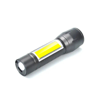 【MasterLuz】G31 USB充電LED雙光源手電筒(迷你萬用手電筒)