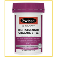 SWISSE 斯維詩聖潔莓60粒 ULTIBOOST HIGH STRENGTH ORGANIC VITEX 1500MG 60 TABLETS