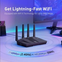 GL.iNet Flint 2 (GL-MT6000) Wi-Fi 6 雙頻無線路由器 丨AdGuard 全域防護、多網路自動備援、極致翻牆神器、VPN 安全加密、原生 OpenWrt(國際版)