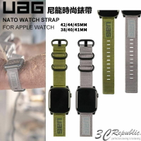 UAG Apple watch 38 40 42 44 45 41 mm 不鏽鋼 尼龍 腕帶 錶帶 替換帶 時尚錶帶【APP下單8%點數回饋】