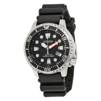 Original CITIZEN Sports Diving Watch Silicone Luminous Men's Watch BN0150 Ecology-Drive Watch Men's Eco-Drive Series Black Dial