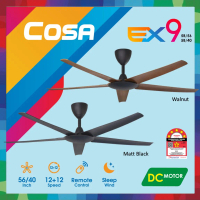Alpha 56\ Ceiling Fan COSA EX9 ABS Blade DC MOTOR REMOTE CONTROL 12 SPEED TURBO Kipas Siling Kipas S