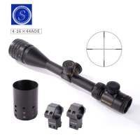 SHOOTER 4-16X44AOE Riflescope Hunting Scopes Outdoor Sniper Gun Optic Sight Airsoft Accessory