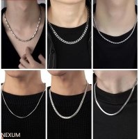 flash sale Dây Chuyền Nam Titan Không Gỉ Kin Accessories Vòng Cổ Thép Mặt Hình Thoi Đơn Giản Phong C