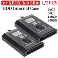 1/2PCS HDD Internal Case for XBOX 360 Slim 20GB 60GB 120GB 250GB Replacement Game Accessories Hard Disk Drive Caddy HD Box
