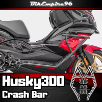 Husky 300 Half Crash Bar Crash Bar Frame Heavy Duty Perfect Welding Black Steel