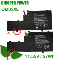 CP Genuine Laptop Battery OM03XL OM03 11.55V/57WH For X360 1030 G2 HSTNN-IB7O HSN-I04C 863167-171 863167-1B1