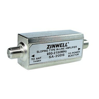 ZINWELL 兆赫 衛星電視線上放大器20dB SA-20DS 衛星增輻器 衛星增波器