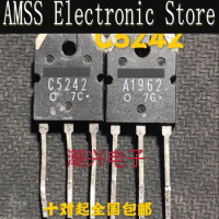 AMSS 10pcs=5pair Used 2SA1962 2SC5242 amplifier pair tube A1962 C5242 disassembly audio pair tube pair