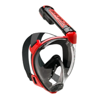 DUKE FULL FACE MASK BLACK/RED