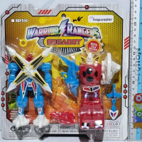 mainan robot power ranger gundam monster - robot set K