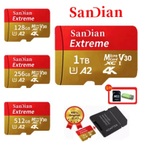 Original Mini SD card 128GB Memory Card 256GB 512GB 1TB TF Card for phone Cameras MP3/MP4 Player High Speed Flash Memory Cards
