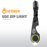 【Gerber】GDC Zip Light隨身攜帶手電筒 開瓶器工具組(#31-001745)