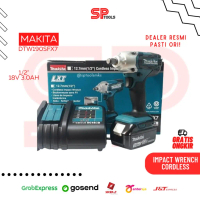 MESIN IMPACT WRENCH CORDLESS CAS BATERAI PEMBUKA BAN 1/2\ 20V MAKITA DTW190SFX7"