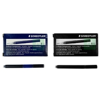 施德樓 鋼筆 卡式墨水管 卡水 單色6管入 /小盒 藍色 MS48010-3、黑色 MS48010-9