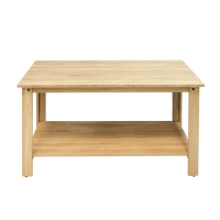 【JP Kagu】台灣製日式木製長方形雙層茶几120x60cm(矮桌/和室桌)