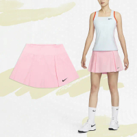 【NIKE GOLF】褲裙 Dri-FIT Advantage 女款 粉紅 黑 吸濕排汗 內置短褲 高爾夫球裙 小勾(DX1422-690)