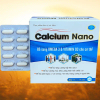 Calcium Nano Xanh Dương 100 Viên - Rostex - Vinaphar - Vitamin Thanh Lọc