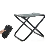 Outdoor Folding Stool Camping Fishing Chairs Nature Hike Portable Ultralight Tourist Subway Travel Queuing Seatless Equipments