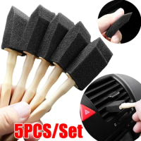 Car Air Conditioner Vent Cleaner Cleaning Brush Detailing Scrub Brush Outlet Wash Duster Dust Removal Auto Interior Clean Tool