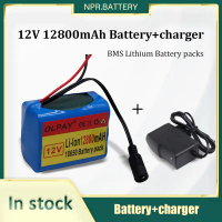 3S2P 12V 12800mah battery 18650 Li-ion 12.8 Ah Rechargeable batteries with BMS Lithium Battery packs