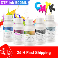 500ML DTF Ink set For Direct Transfer Film DTF Printer ink For PET Film Printer All Desktop Large Format DTF Printer Ink