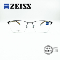 ◆明美鐘錶眼鏡◆ZEISS 蔡司 ZS22119LB 071 /紳士霧鐵灰半框輕量鏡框/鈦鋼光學鏡架