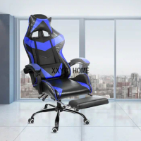 Leather Office Gaming Chair Home Internet Cafe Racing WCG Gaming Ergonomic Computer Swivel Lifting Lying Gamer Chair
