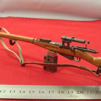 1: 6 Mosin Nagan sniper rifle 1891/30. World War II classic sniper rifle. Soviet sniper rifle. Military fan collectibles, gifts