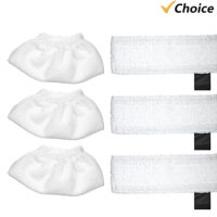 6 Pack Cloth Set Mopping Pads Replacement for Karcher SC2/ SC3/ SC4/ SC5 Mopping Cloth Accessories