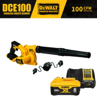 DEWALT DCE100 Kit Compact Cordless Jobsite Blower 20V Power Tools With Battery Charger