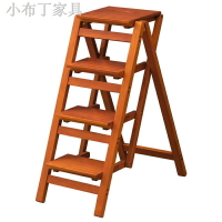 實木折疊梯椅家用梯子椅子兩用梯凳室內多功能登高踏板樓梯