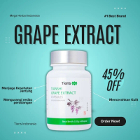 Tiens Grape Extract Nutrisi untuk Jantung - Penyumbatan Pembuluh Darah - Vertigo