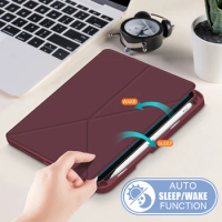 For iPad Mini 6 Smart Cover with Auto Sleep Wake UP and Pencil Slot for iPad Mini 6th Generation Leather Case 2021