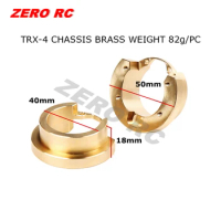 TRX4 Heavy Duty Brass Internal Wheel Knuckle Counterweight (2) For 1/10 RC Crawler TRAXXAS Trx-4 Trx 4 Truck