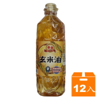 泰山玄米油0.6L(12入)/箱【康鄰超市】