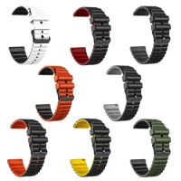 Replacement 22mm Silicone Watch Strap Compatible With Suunto 5 Peak Breathable Watchband For Suunto 9 Peak Wristband Bracelet