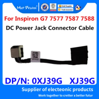 NEW original Laptop DC-IN DC Power Jack Connector Socket Cable For Dell Inspiron G7 7577 7587 7588 DC301010Y00 0XJ39G XJ39G