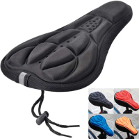 Cycling Bike 3D Silicone Gel Pad Seat Saddle Cover Soft Cushion Bicycle Seat Sillin Bicicleta Carretera Reduce Bump Relieve Pain