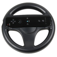 Black Mario Kart Racing Games Steering Wheel for Nintendo Wii Remote Controller