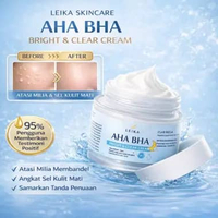 Leika Skincare Krim Milia Night Cream AHA BHA Leika Skincare Penghilang Jerawat MIlia AMPUH BPOM Cre