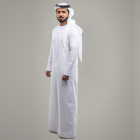 Pakaian islam lelaki Jubba Thobe panjang lengan panjang lelaki Muslim longgar arab Saudi Pakistan Kurta pakaian Muslim Kaftan