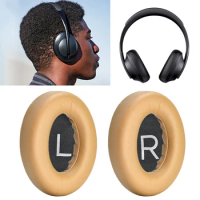 Protein Leather/Sheepskin with Memory Foam Ear Pads Pillow Noise Cancelling Ear Cushions for Bose 700 Wireless Headphones