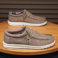 2025 New Men's Shoes Casual Versatile Canvas Shoes New Fashion Trend Casual Shoes